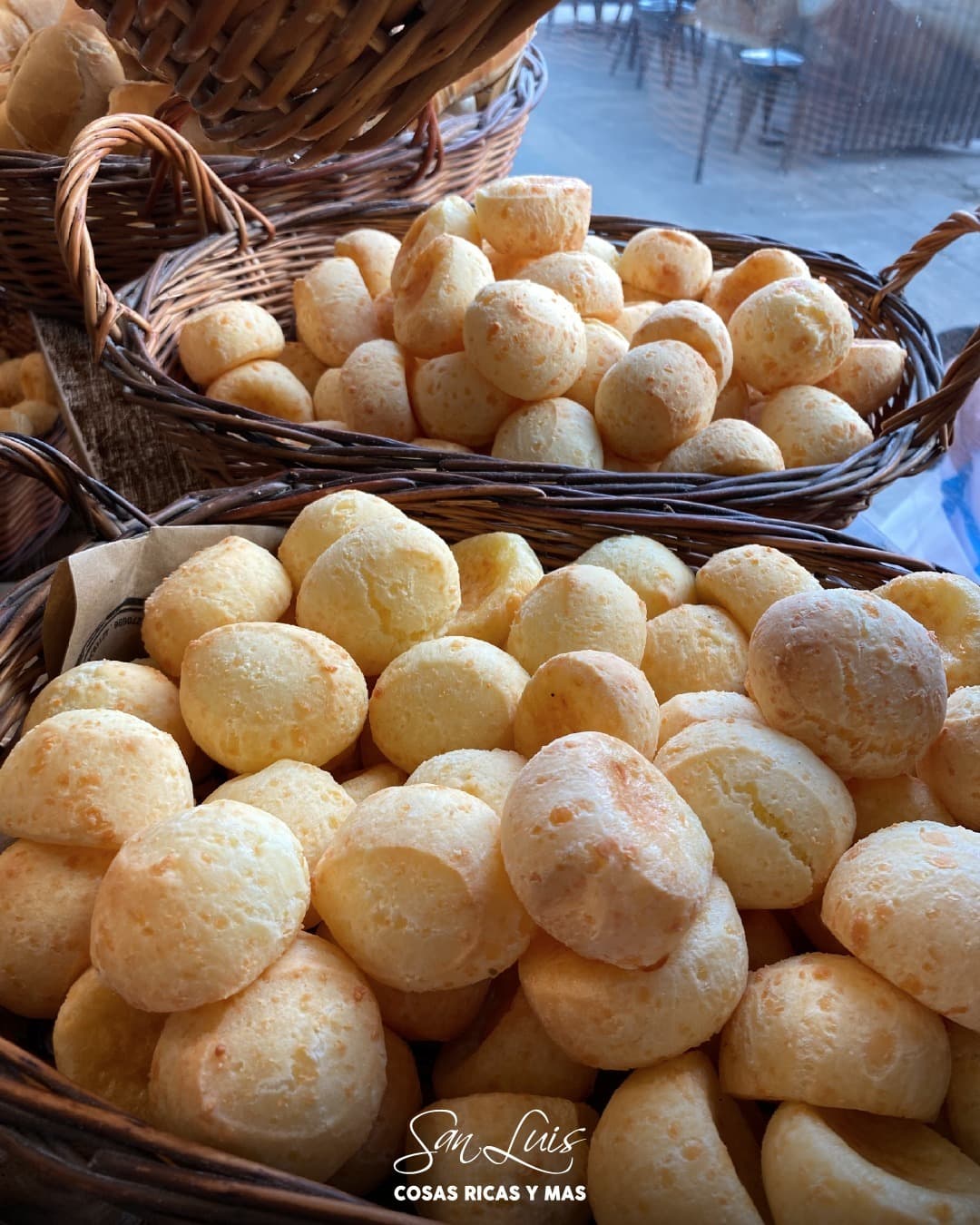 Chipá en canastas