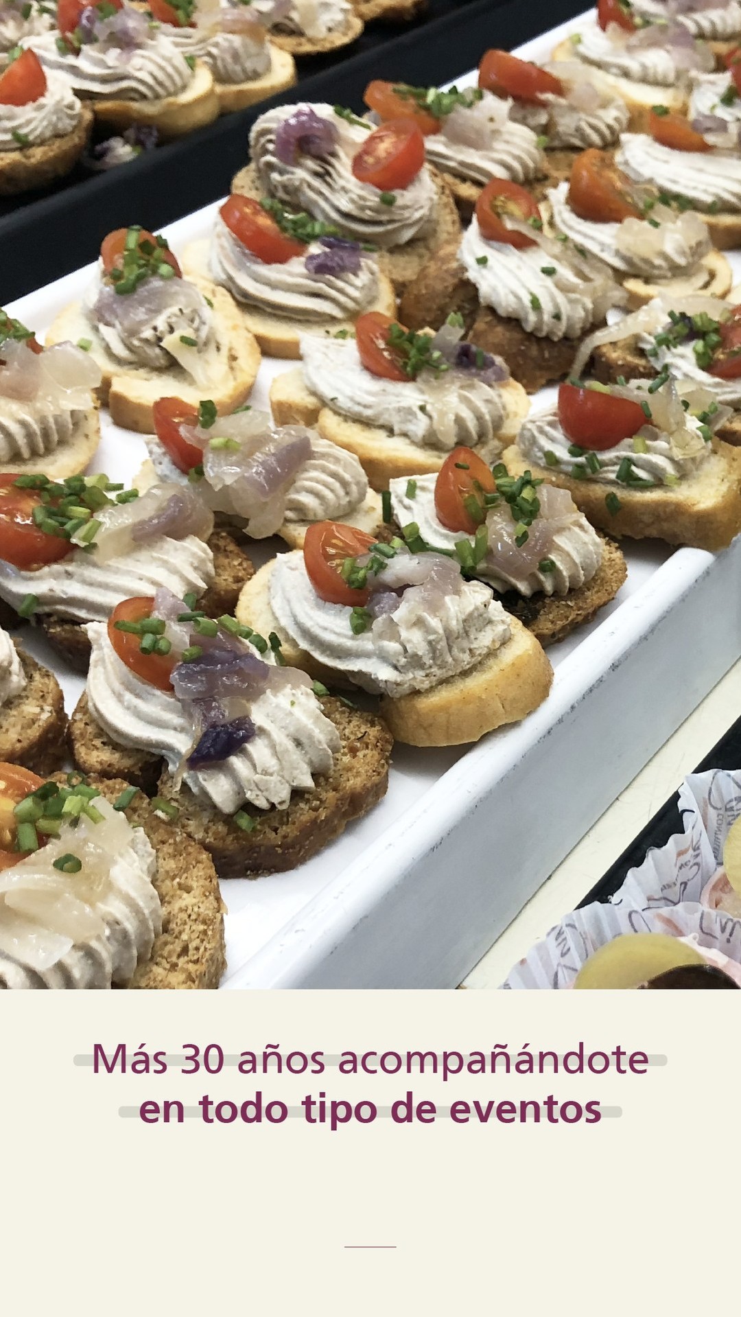 Canapés para eventos